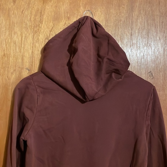 •BELLE DU JOUR•BROWN LIGHTWEIGHT SWEATSHIRT HOODIE SIZE MEDIUM EUC - Picture 7 of 8